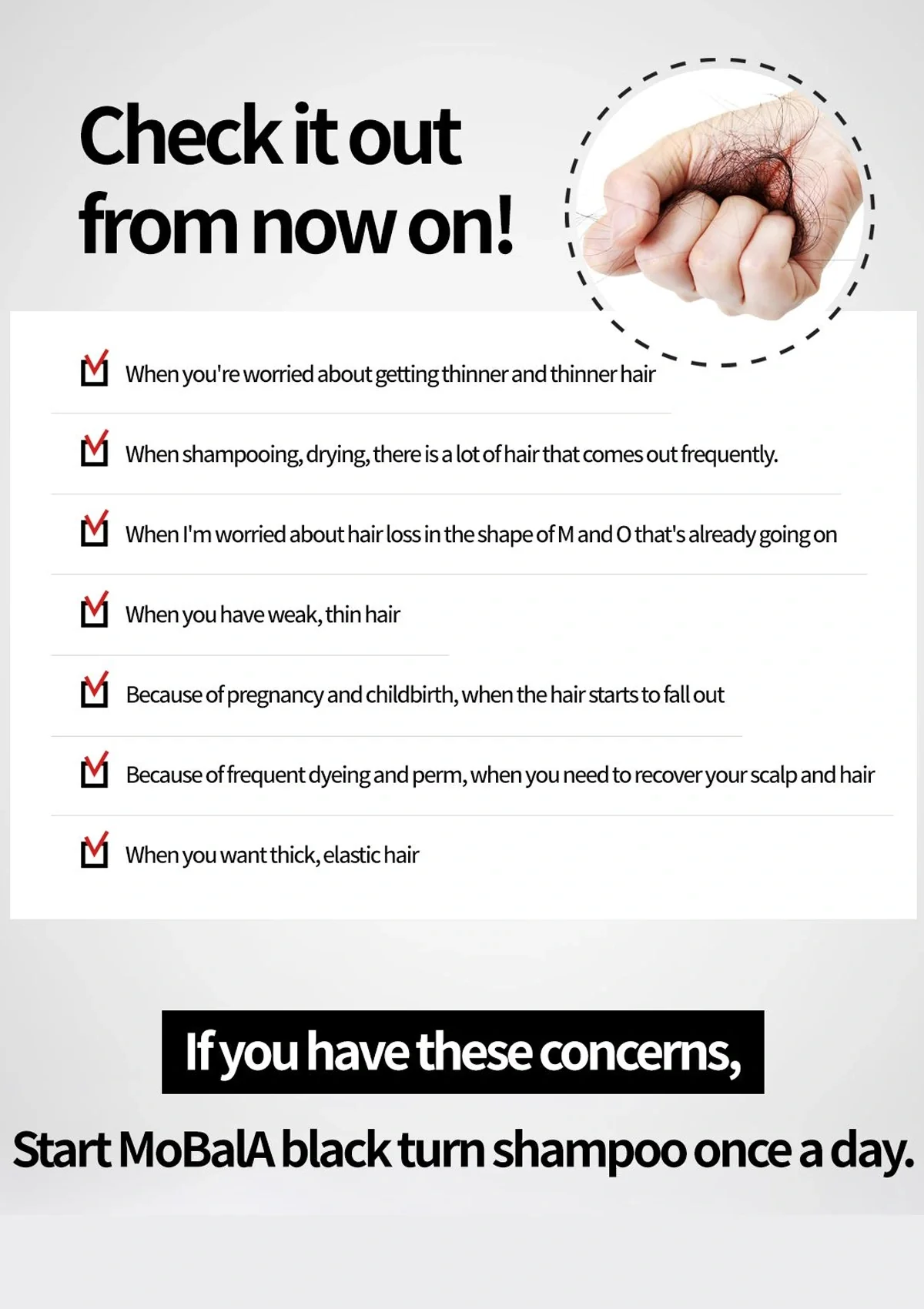 [MBA] Derma Black Turn & Protein Hair Shampoo 500ml - Image 8