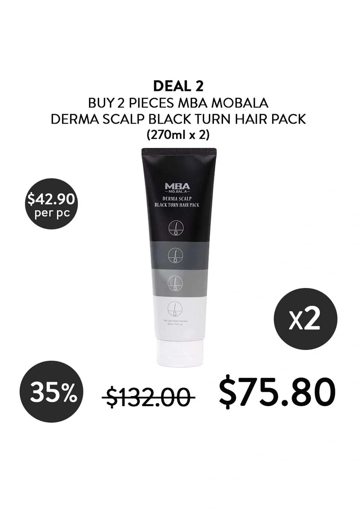 [MBA] Derma Scalp Hair Pack 270ml - Image 16