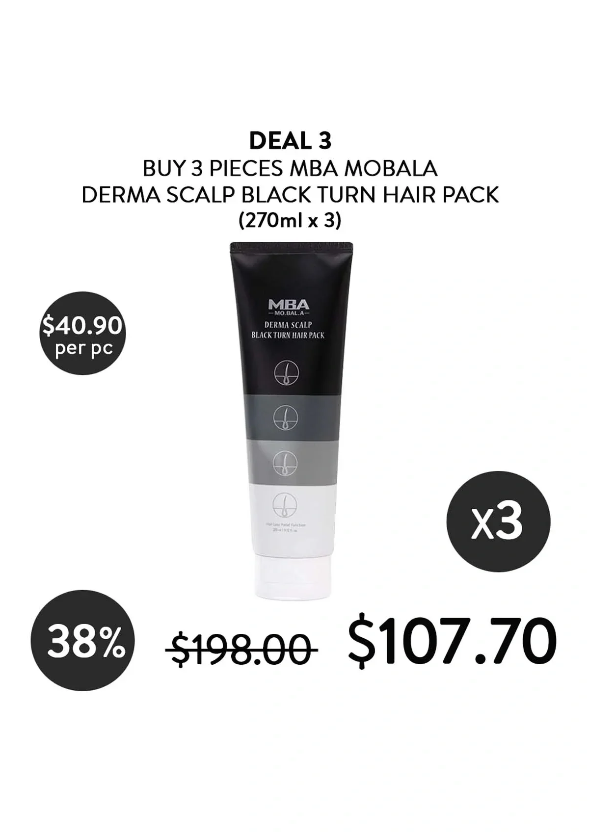 [MBA] Derma Scalp Hair Pack 270ml - Image 17