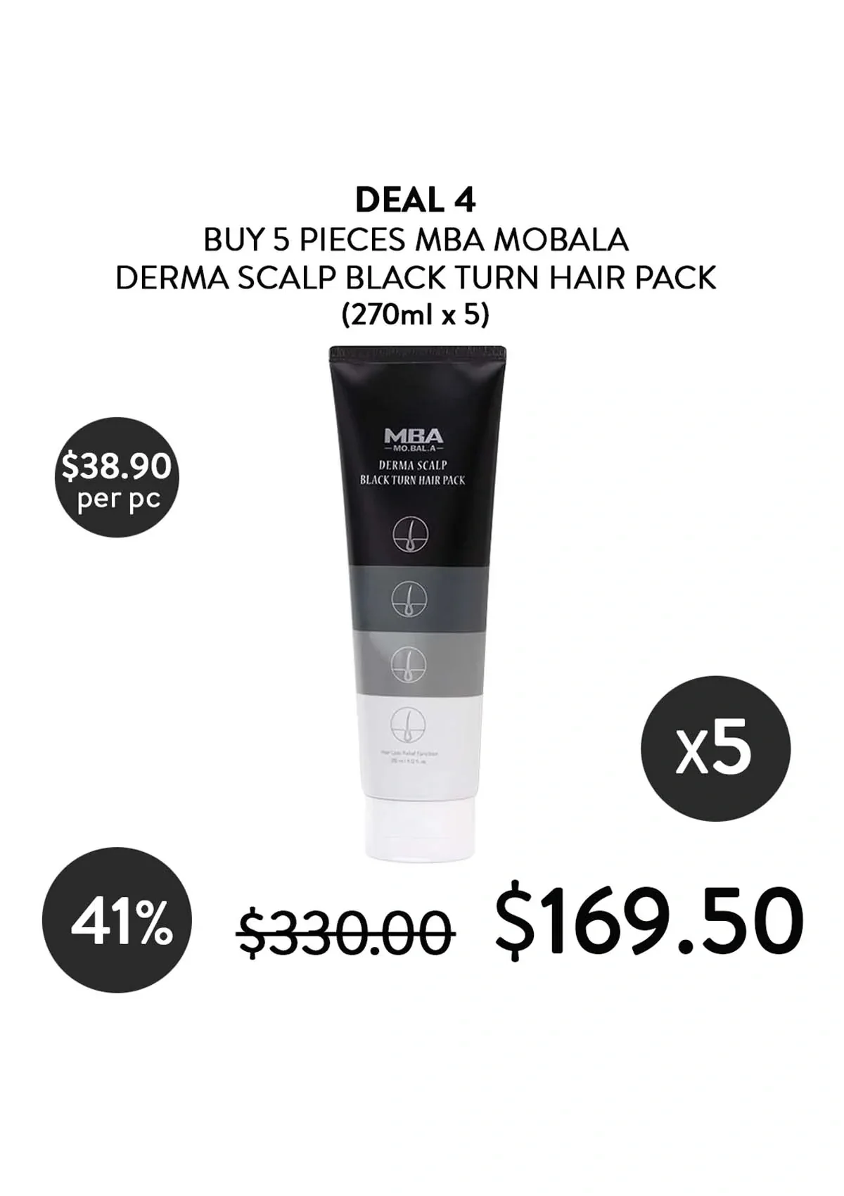 [MBA] Derma Scalp Hair Pack 270ml - Image 18