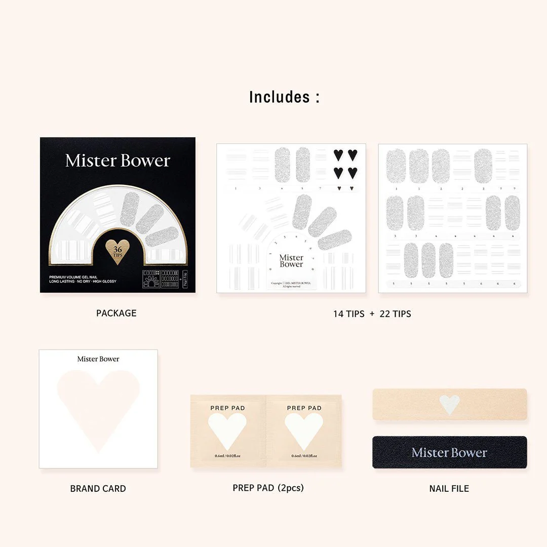 [Mister Bower] Volume Gel Nail - Milky Way - Image 10