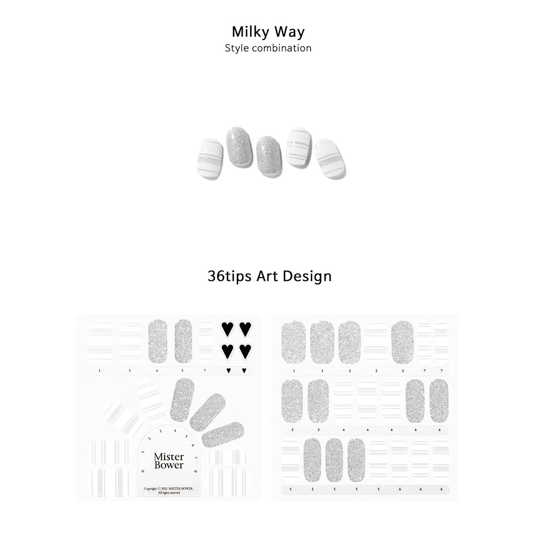 [Mister Bower] Volume Gel Nail - Milky Way - Image 8