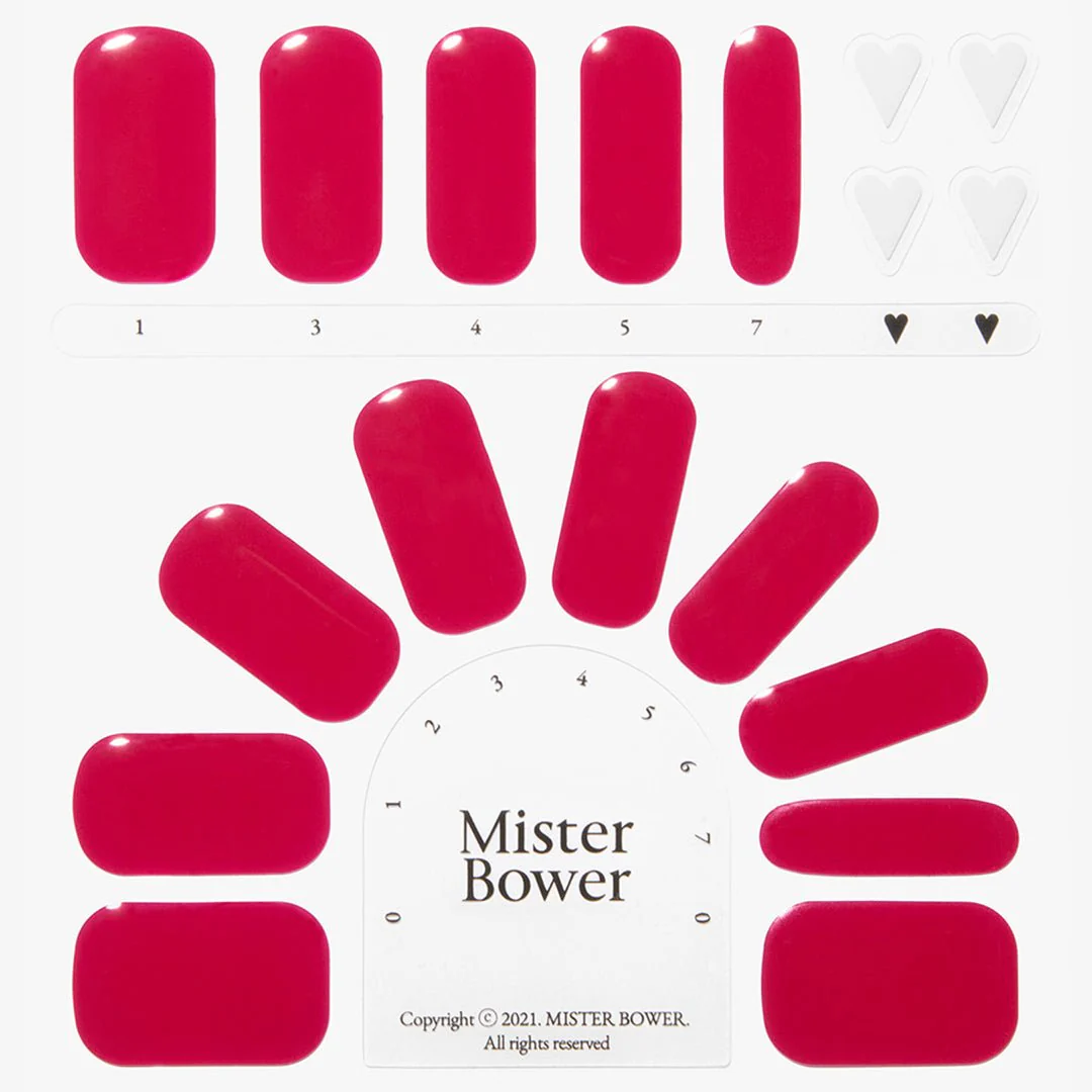 [Mister Bower] Volume Gel Nail - Signal Red - Image 6