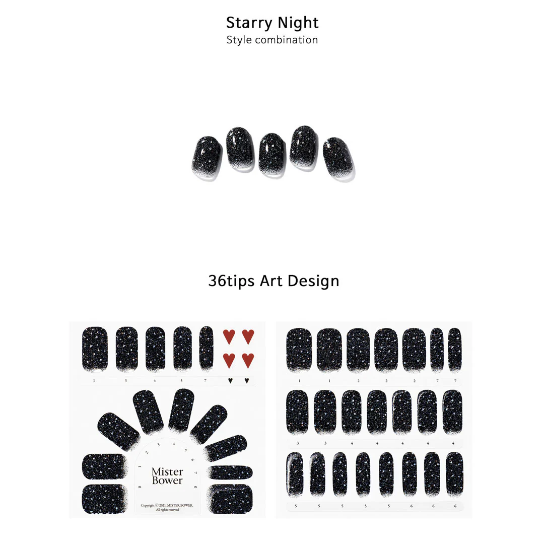 [Mister Bower] Volume Gel Nail - Starry Night - Image 8