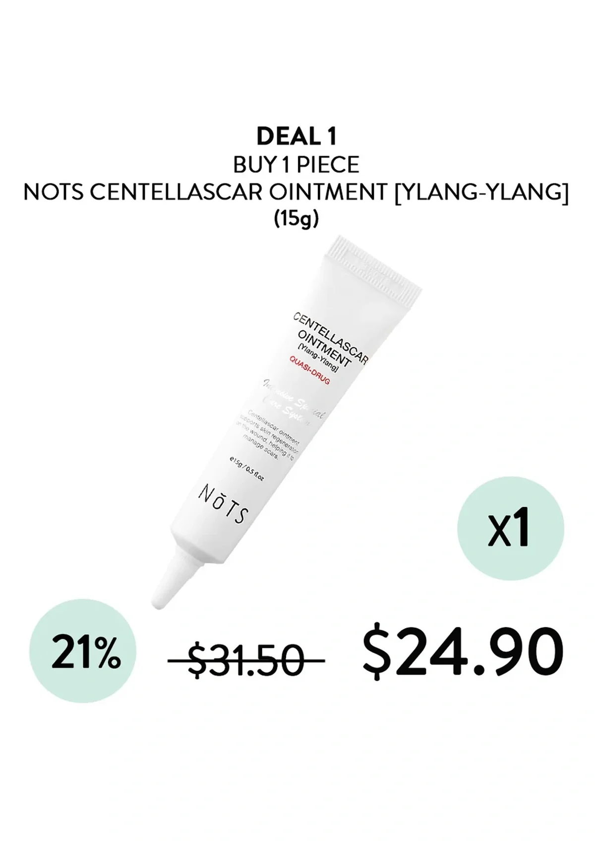 [NOTS] Centella Scar Ointment [Ylang-Ylang] 15g - Image 10