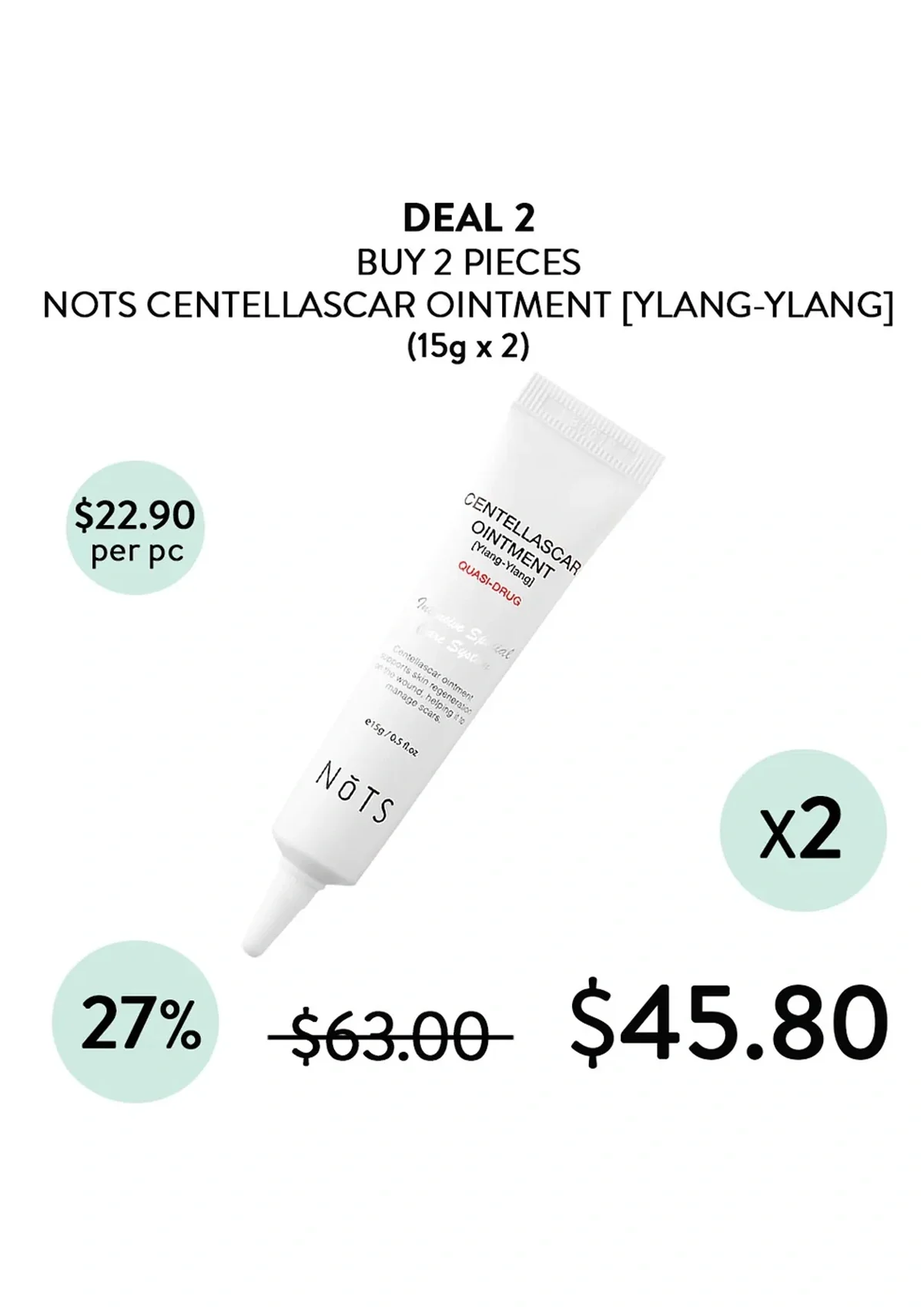 [NOTS] Centella Scar Ointment [Ylang-Ylang] 15g - Image 11