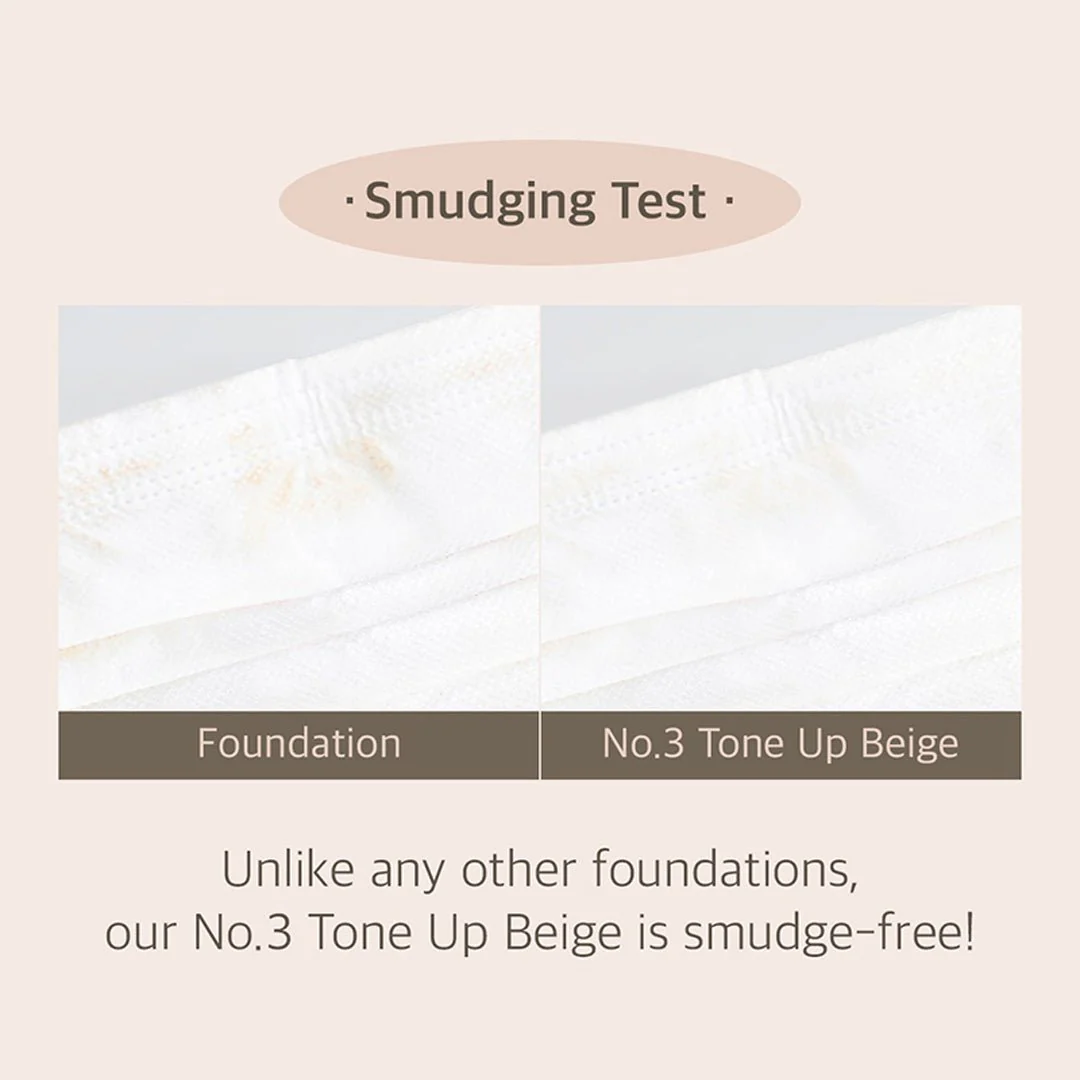 [NUMBUZIN] No.3 Porcelain Base-skip Tone Up Beige SPF 50+ PA++++ 50ml - Image 12