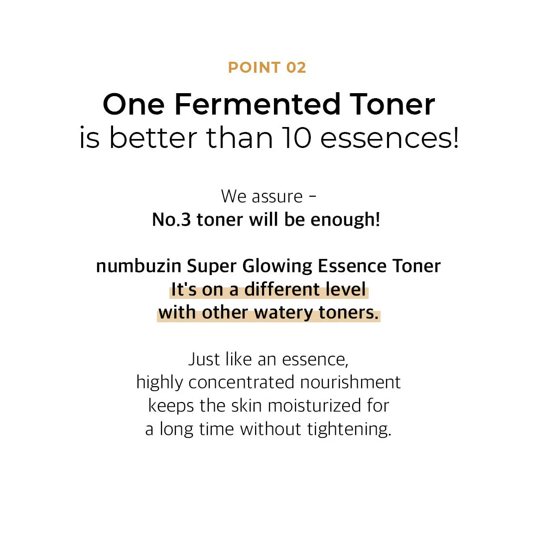 [NUMBUZIN] No.3 Super Glowing Essence Toner 200ml - Image 6
