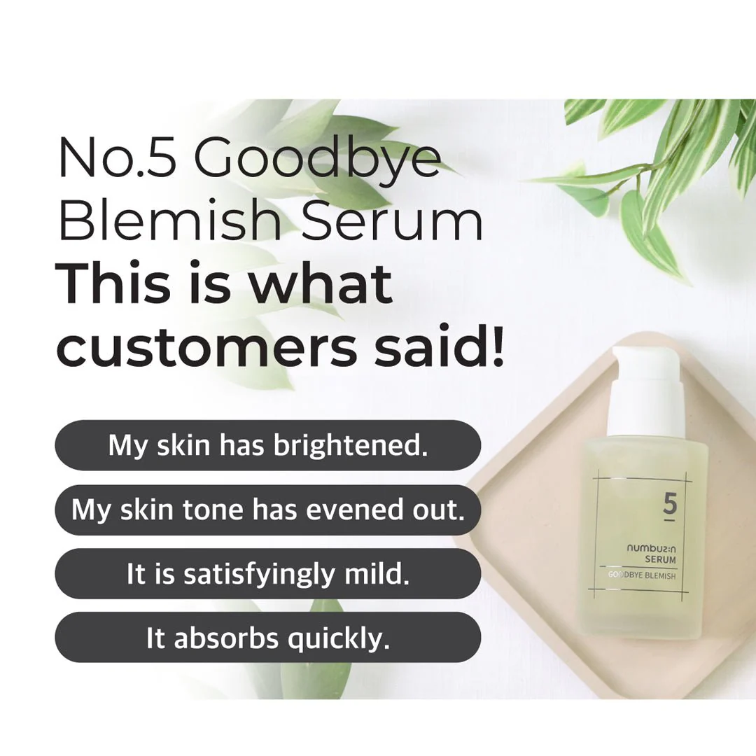 [NUMBUZIN] No.5 Goodbye Blemish Serum 50ml - Image 5