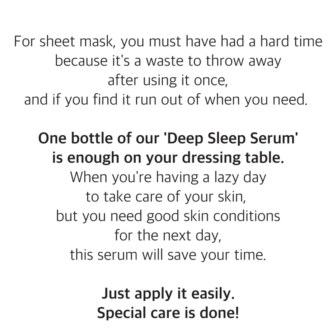 [NUMBUZIN] No.6 Deep Sleep Mask Serum 50ml - Image 6