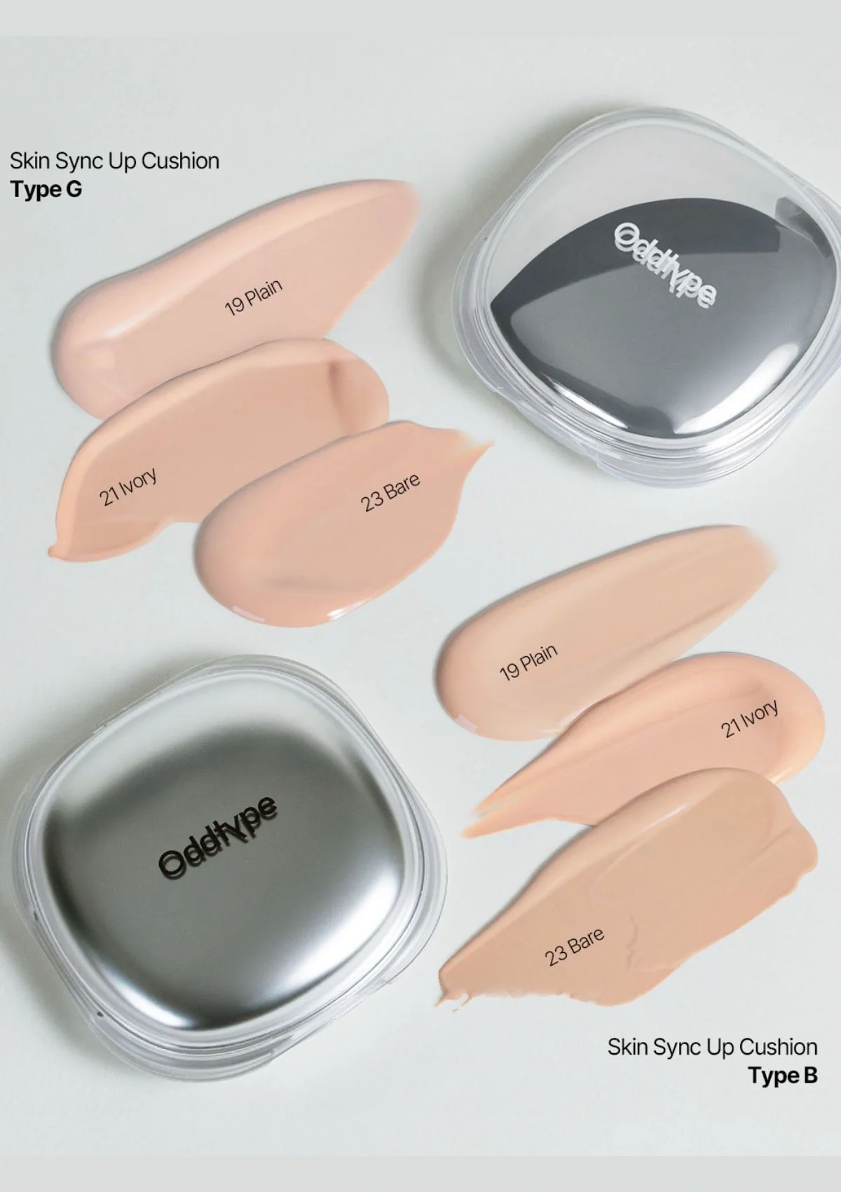 [ODDTYPE] Skin Sync Up Cushion Type B | Type G SPF 50+ PA++++ - Image 3