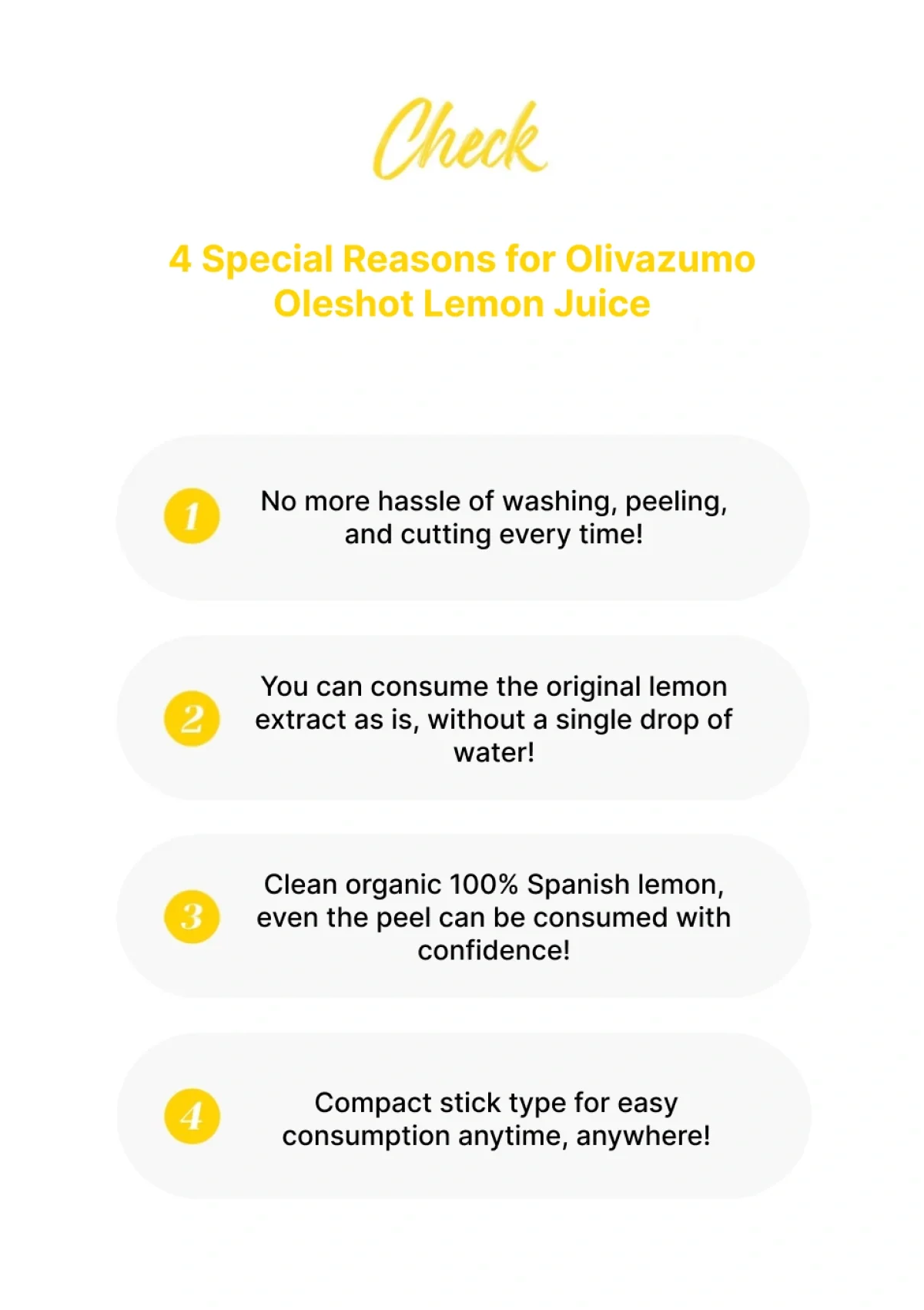 [OLIVAZUMO] Organic Olive Lemon Oleshot (1 Box = 20g x 14 Sticks) - Image 19