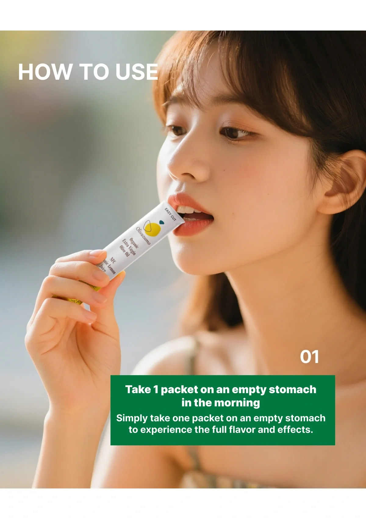 [OLIVAZUMO] Organic Olive Lemon Oleshot (1 Box = 20g x 14 Sticks) - Image 23