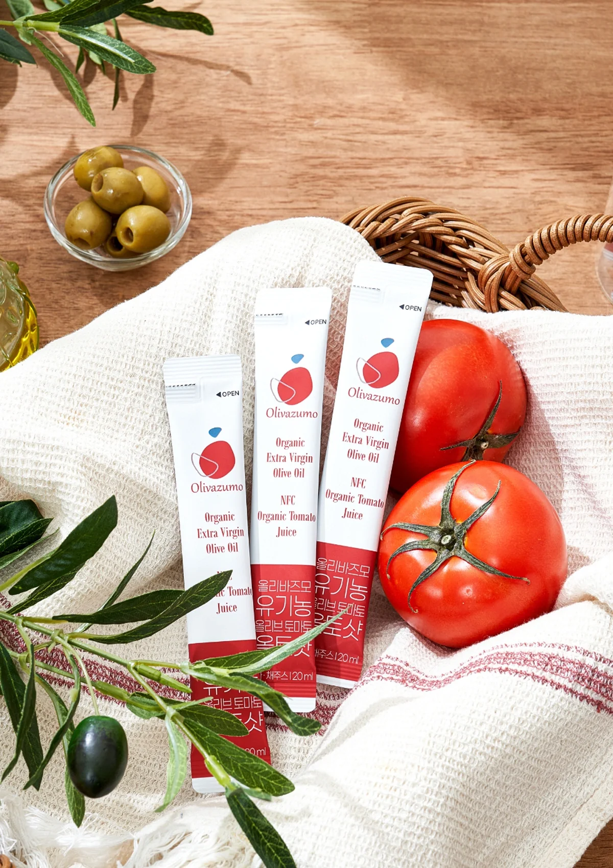 [OLIVAZUMO] Organic Olive Tomato Oltoshot (1 Box = 20ml x 14 Sticks) - Image 30