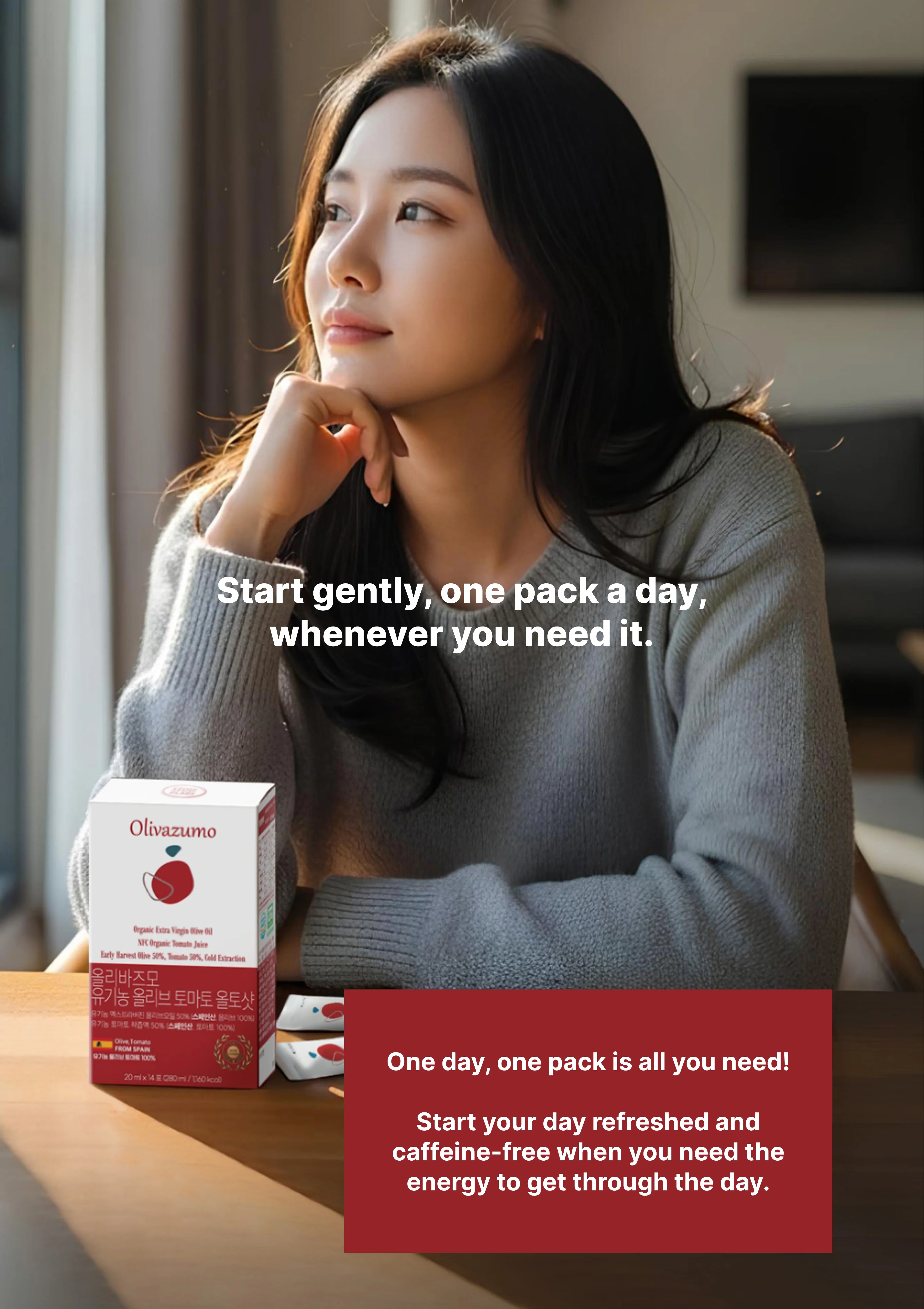 [OLIVAZUMO] Organic Olive Tomato Oltoshot (1 Box = 20ml x 14 Sticks) - Image 7