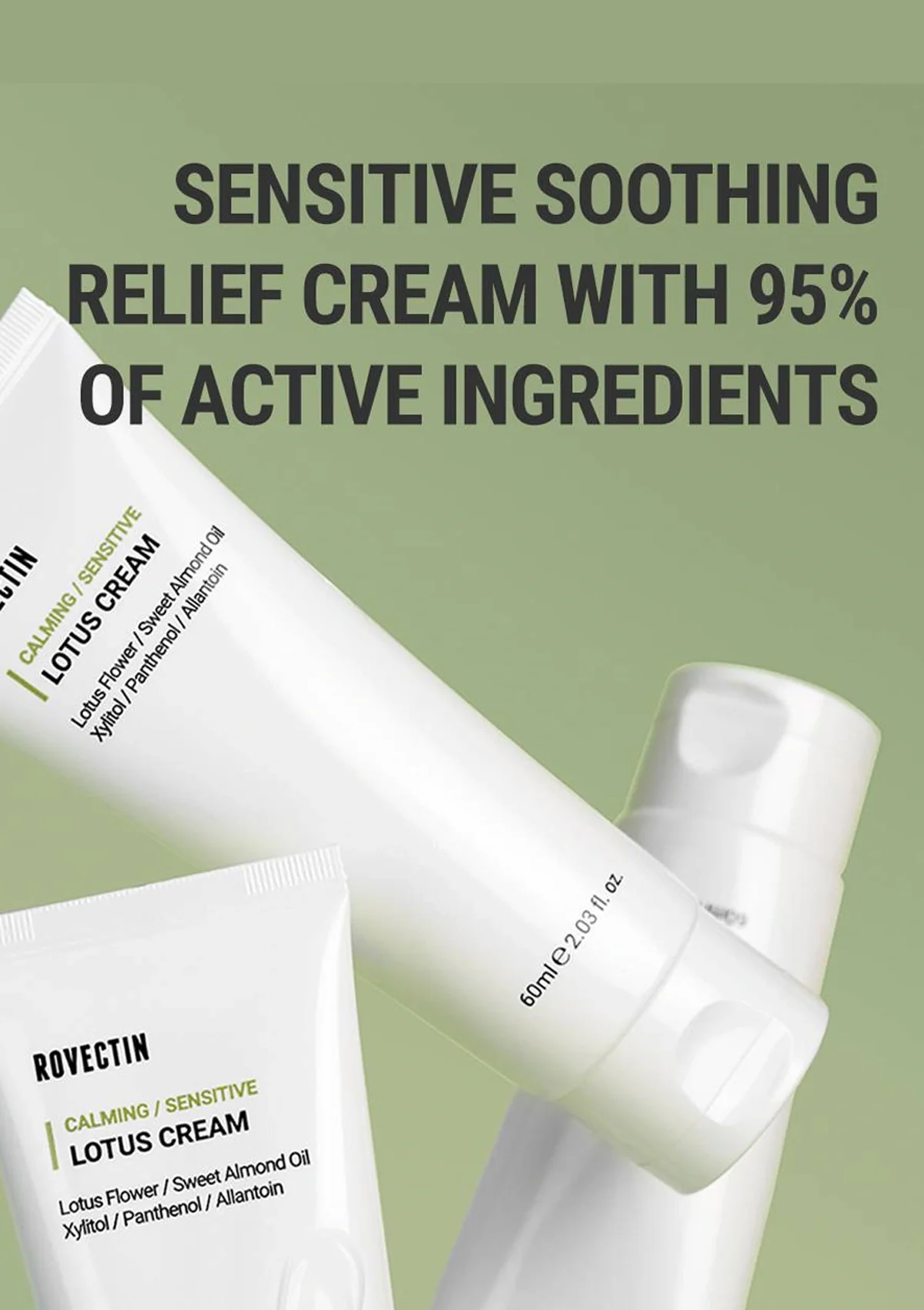[ROVECTIN] Calming Lotus Cream 60ml - Image 5