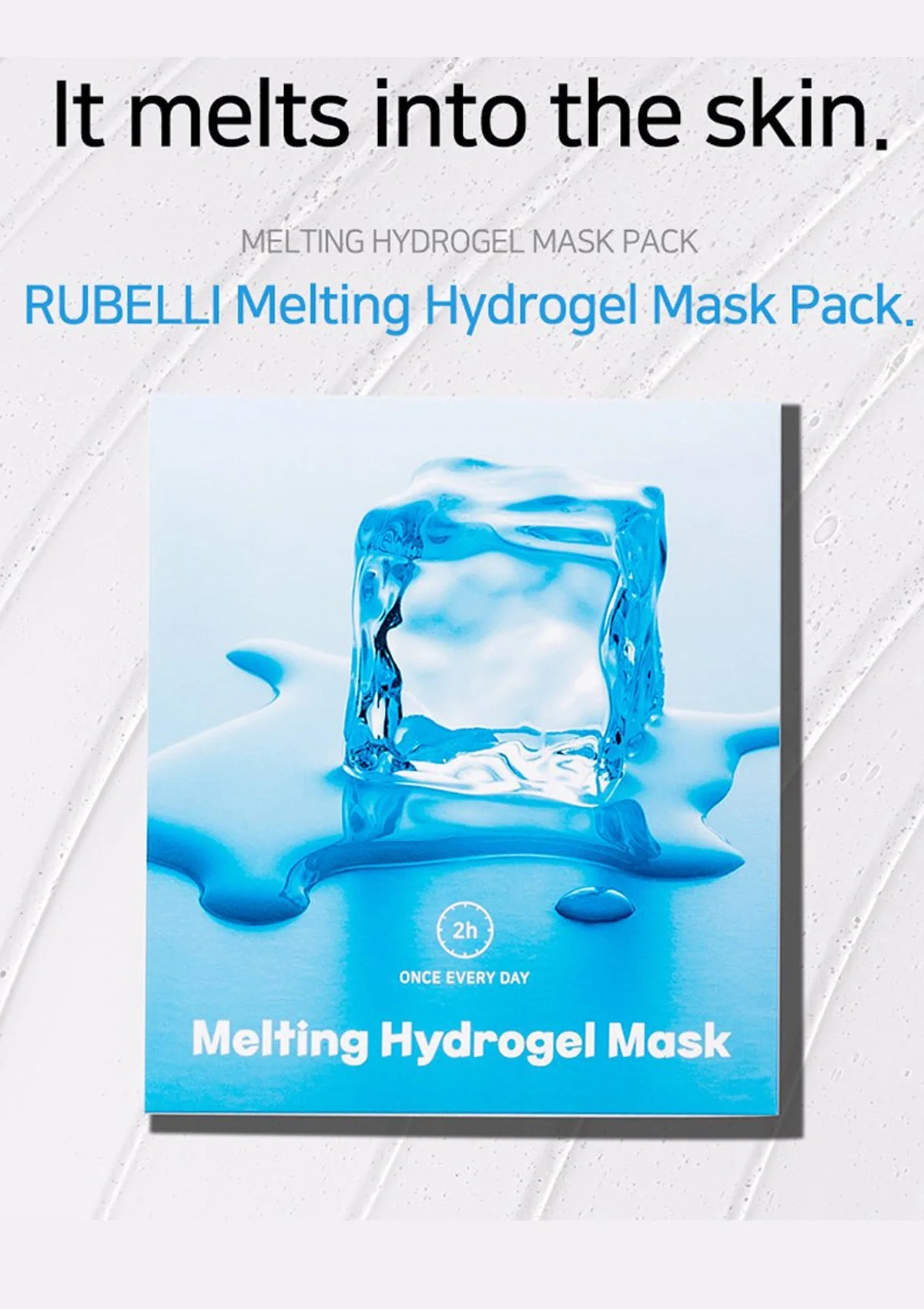 [RUBELLI] Melting Hydrogel Mask 4 Sheets - Image 4