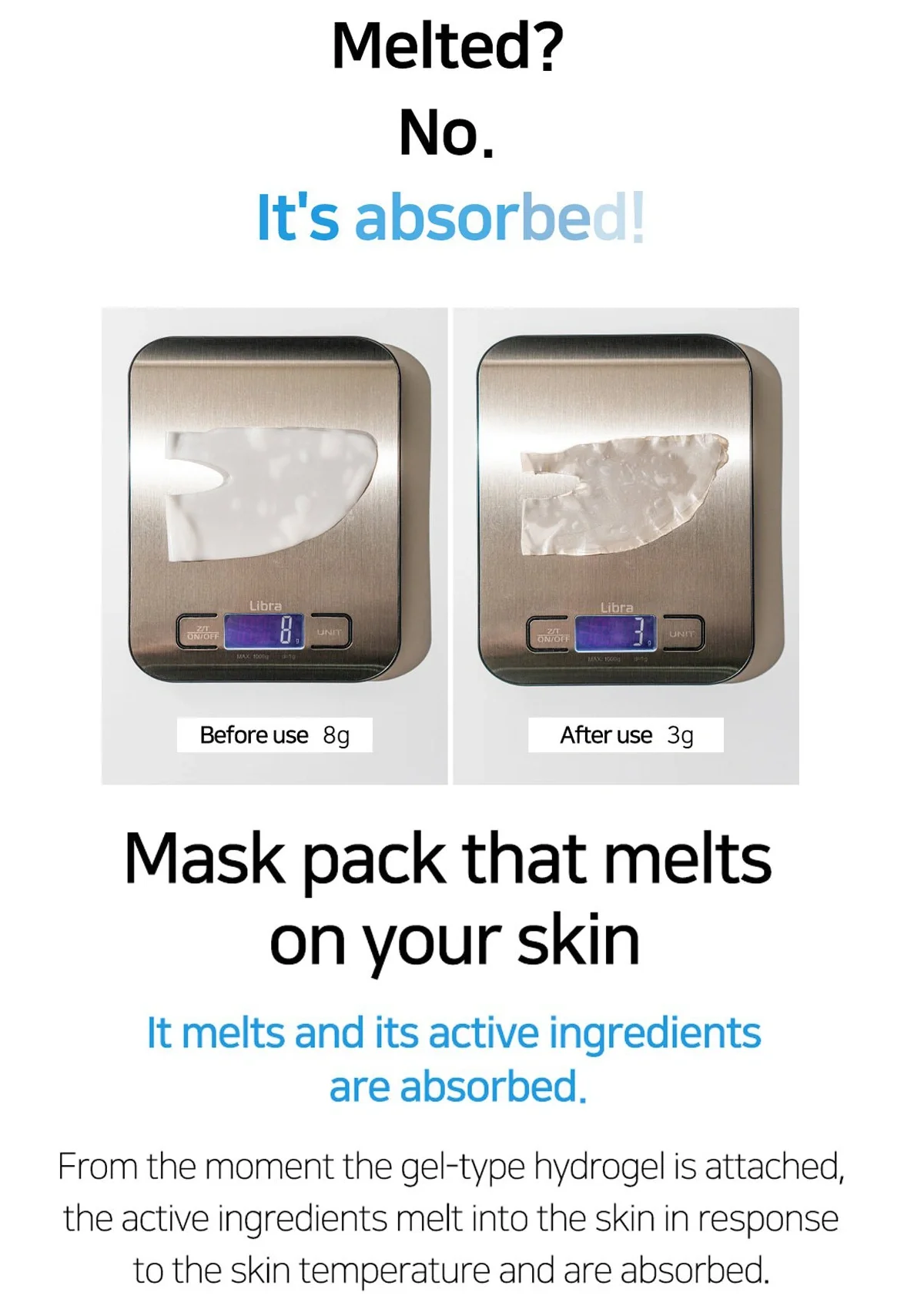 [RUBELLI] Melting Hydrogel Mask 4 Sheets - Image 6