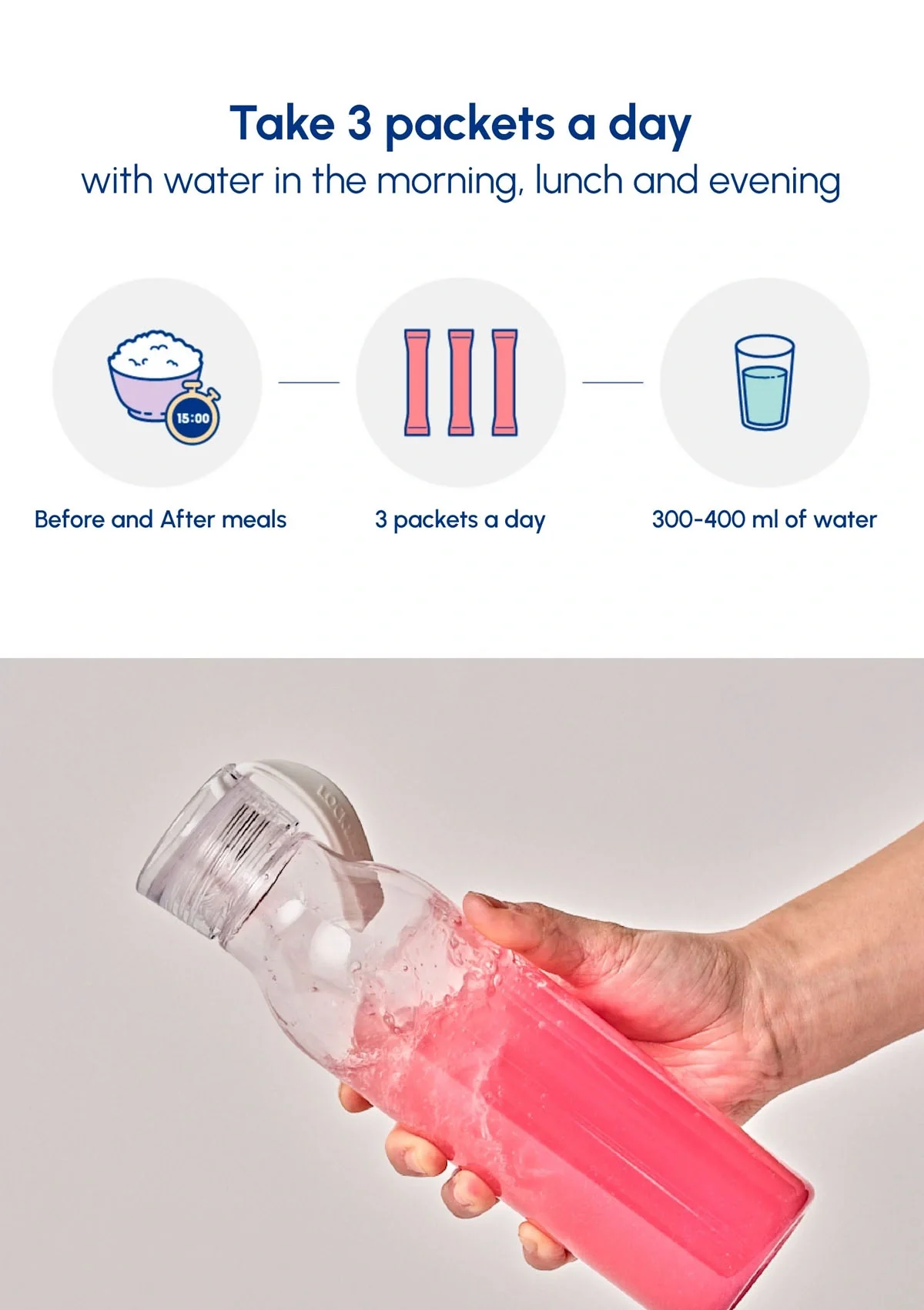 [SHAKE BABY] Pink Formula Diet Water Mix (1 Box = 7g x 20 Sticks) - Image 28