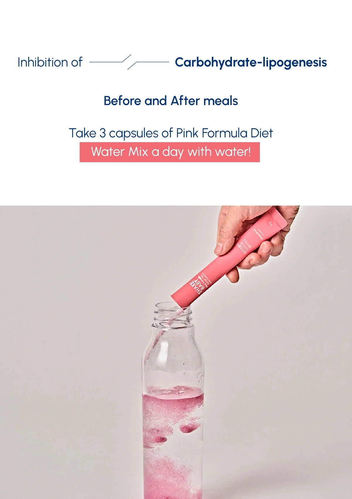 [SHAKE BABY] Pink Formula Diet Water Mix (1 Box = 7g x 20 Sticks) - Image 8