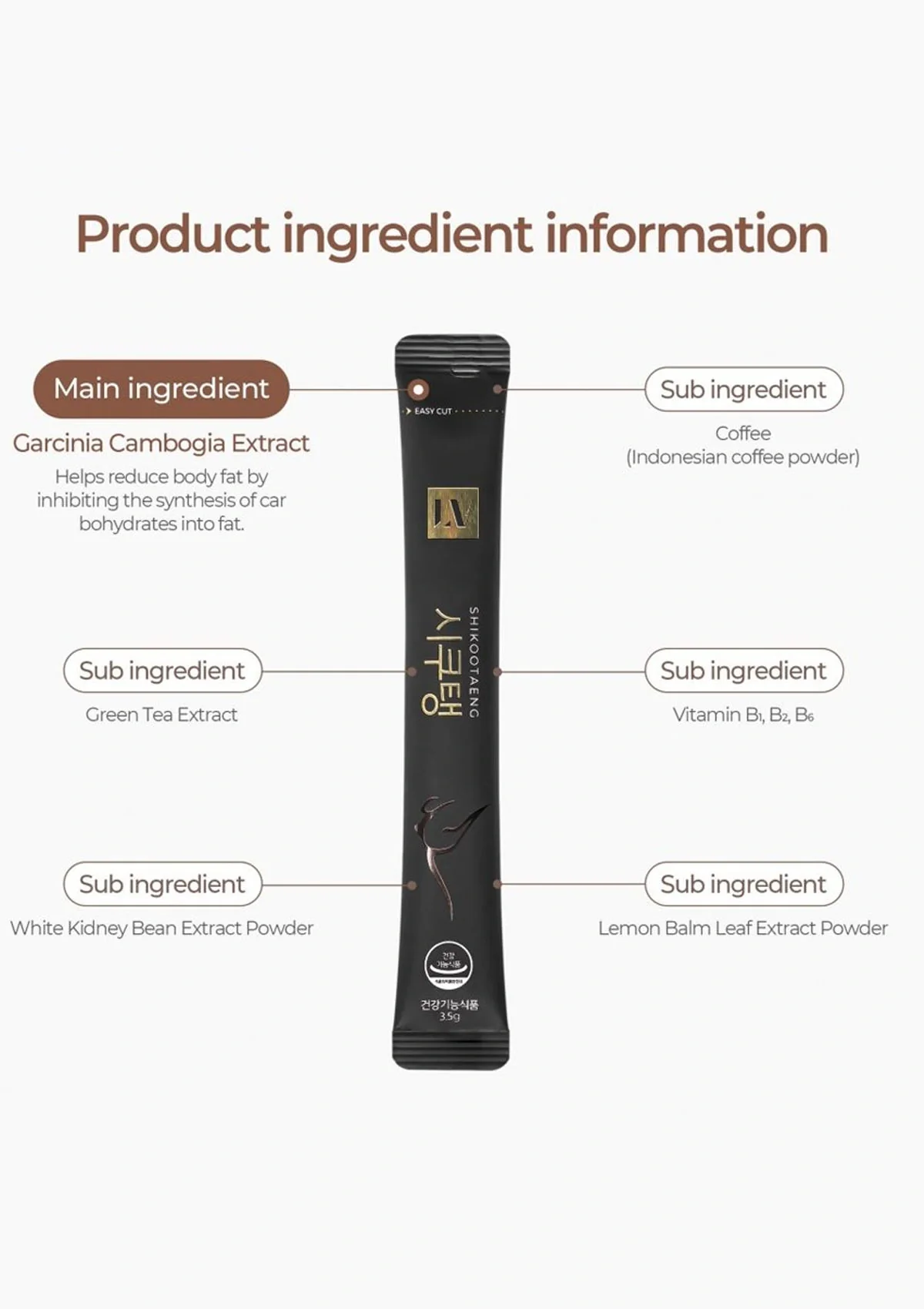 [SHIKOOTAENG] Diet Coffee Americano (1 Box = 3.5g x 30 Sticks) - Image 9