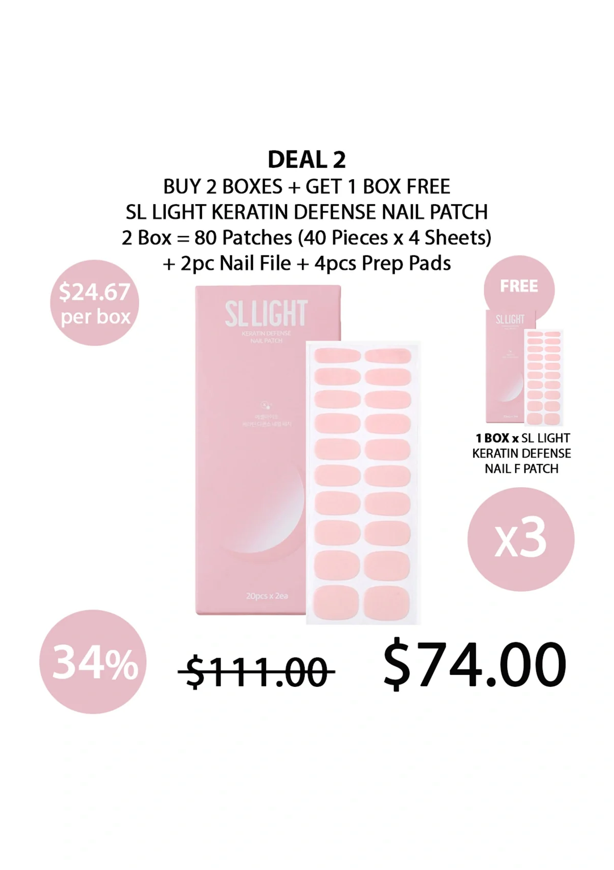 [SL LIGHT] Keratin Defense Nail Patch - Image 21