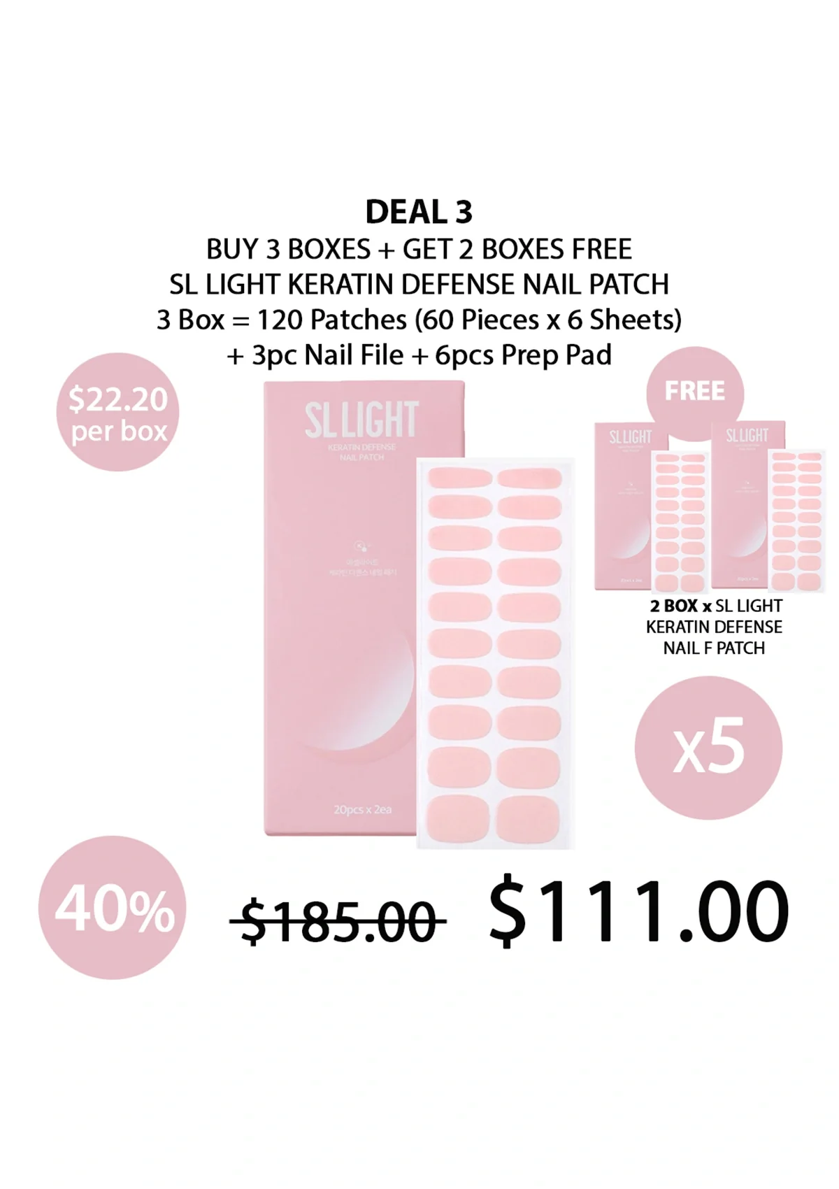 [SL LIGHT] Keratin Defense Nail Patch - Image 22