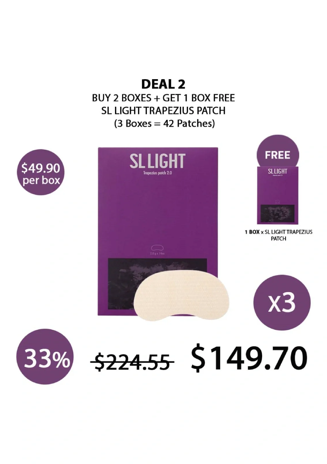 [SL LIGHT] Trapezius Patch (1 Box = 2.6g X 14 Patches) - Image 17