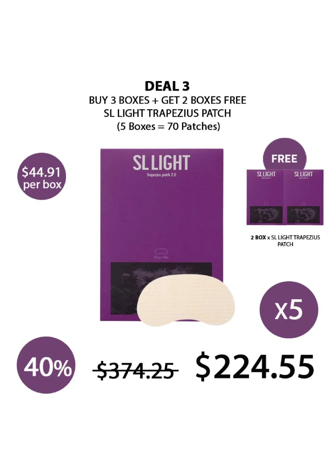 [SL LIGHT] Trapezius Patch (1 Box = 2.6g X 14 Patches) - Image 18