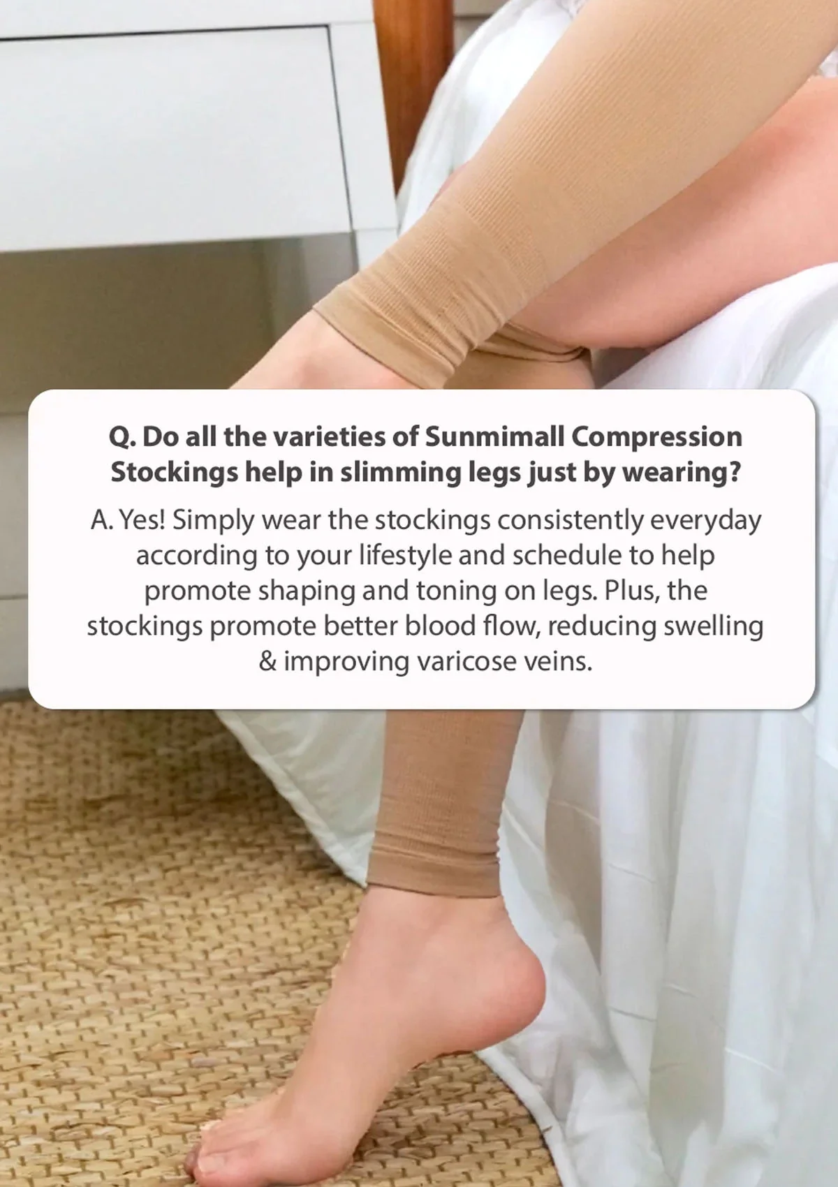 [SUNMIMALL] Good Day Fit Calf Compression Stockings (Free Size) - Image 19
