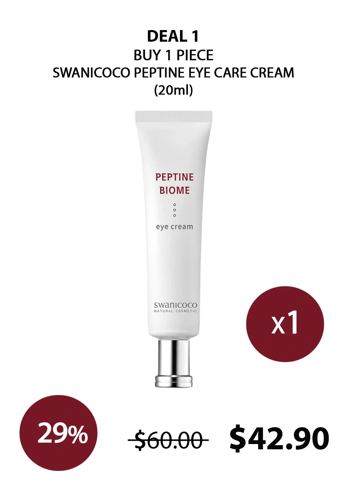 [SWANICOCO] Peptine Eye Care Cream 30ml - Image 11