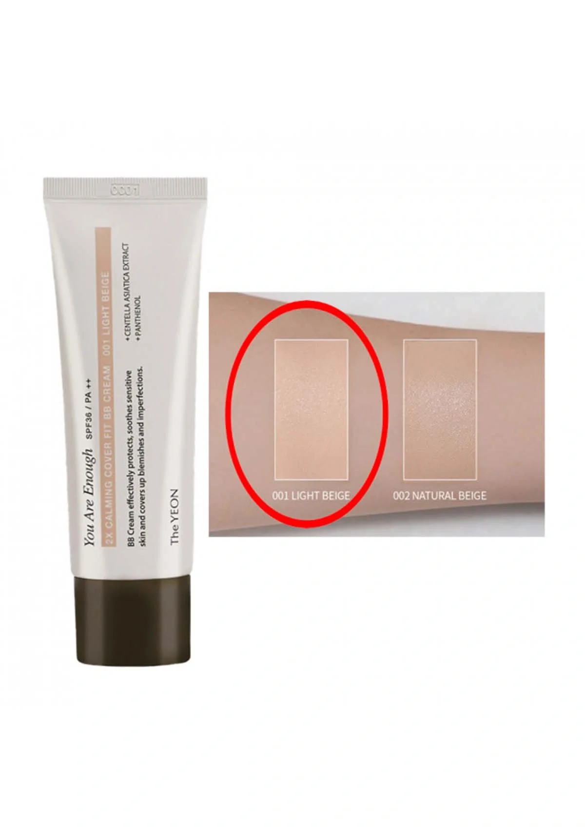 [THE YEON] 2X Calming Cover Fit BB Cream SPF36 PA++ 50ml - Image 13
