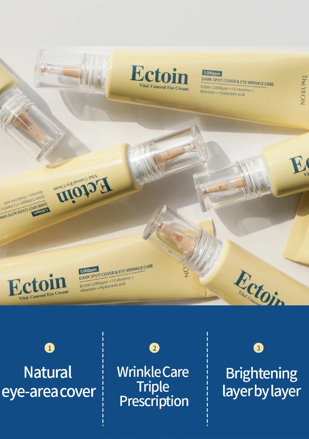 [THE YEON] Ectoin Vital Conceal Eye Cream 20ml - Image 4