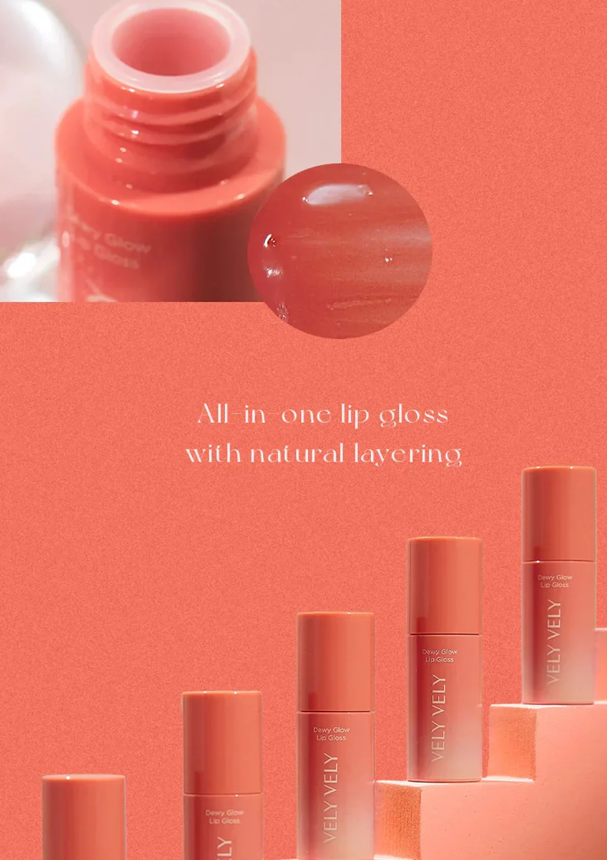 [VELY VELY] Dewy Glow Lip Gloss 4ml - Image 13