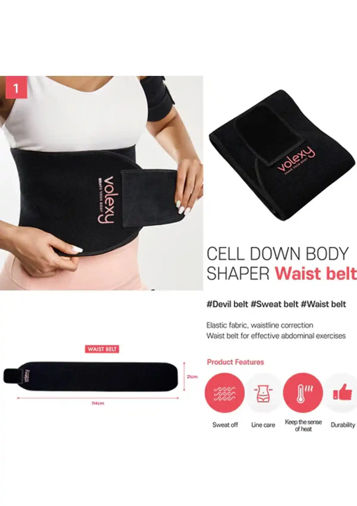 [VOLEXY] Cell Down Body Shaper Waist / Arm / Thigh Belts - Image 4