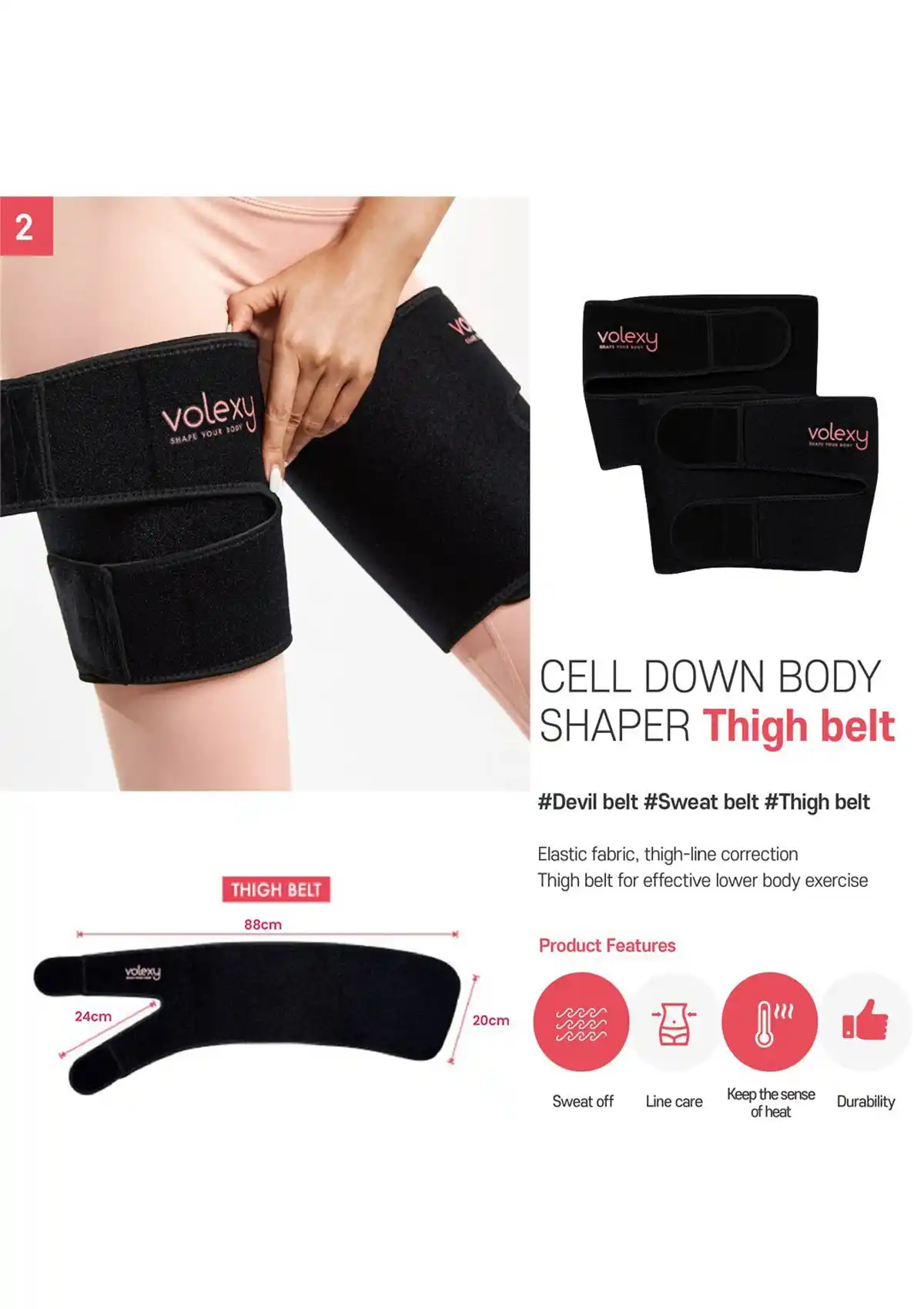 [VOLEXY] Cell Down Body Shaper Waist / Arm / Thigh Belts - Image 5