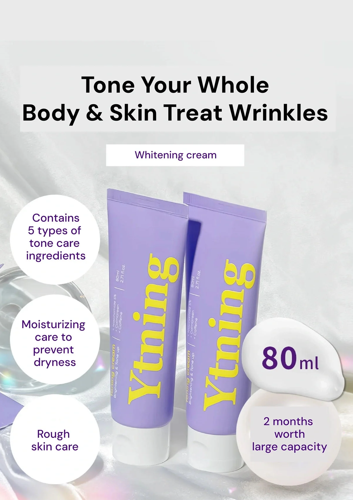 [YTNING] Toning Cream 80ml - Image 11